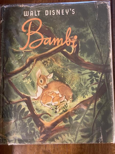 Walt Disney Bambi First Edition in Dust Jacket 1941 | A Fox's Tale